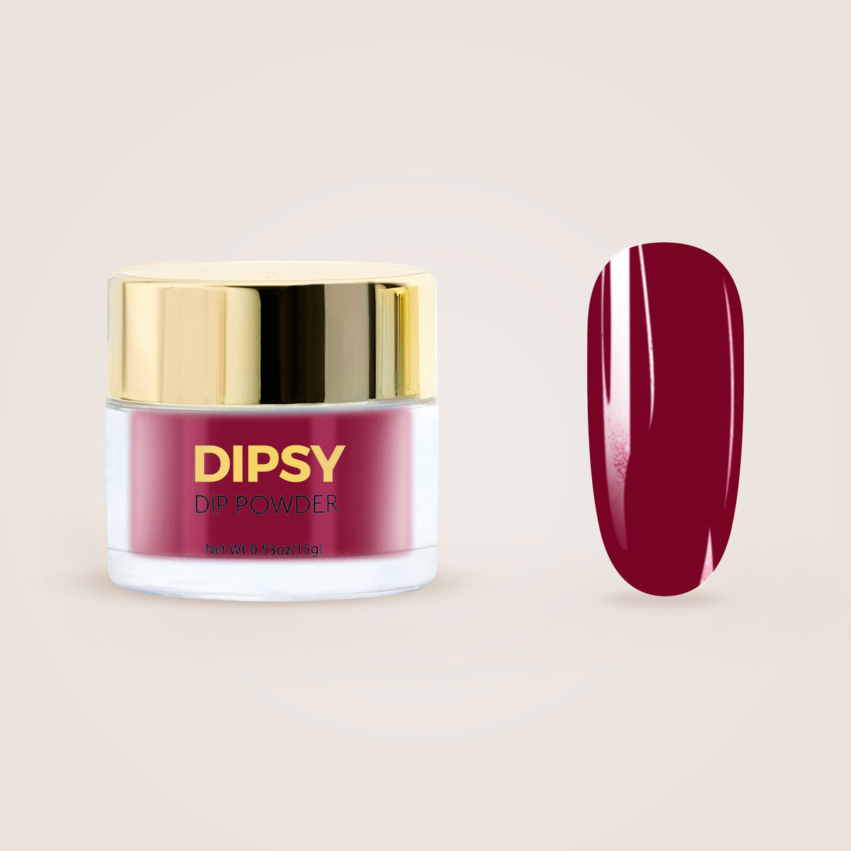 Burgundy Red Dyppepulver